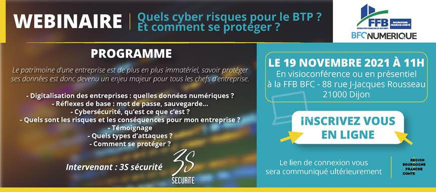Webinaire Cybersécurité - Bourgogne-Franche-Comté Numérique